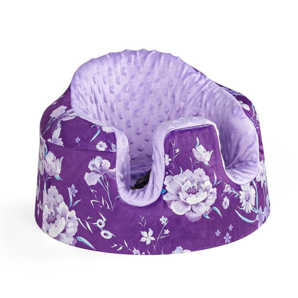 Winghenlee bumbo purple floral seat cover for a snug, protective fit.