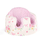 WINGHENLEE baby seat cover in pink floral pattern provides a soft, skin-friendly touch.