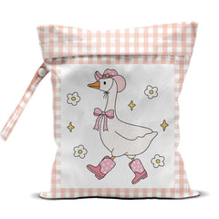 WINGTECA wet bag showing spacious 12.5x10 inch footprint for beach and gym use