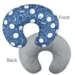 Close-up of hidden zipper on Winmany pillow cover for easy replacement