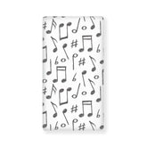 Winpema music-notes crib sheet fits securely on a standard crib