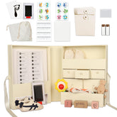 WINTC memory box for kids with light yellow lid and secure closure.