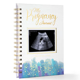 WINTC pregnancy journal cover with ultrasound pocket for keepsakes