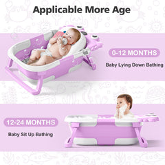 wiqins baby bath pp-tpe material ensures odorless, safe use