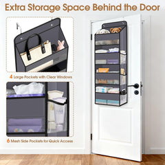 WiseLife easy-installation hooks demonstrate quick setup without door damage.