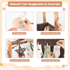 Wisreach storage crate with frame demonstrating dual-use design for gifts.