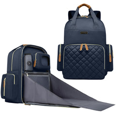 WITSTEP diaper bag backpack with changing station for on-the-go diaper changes