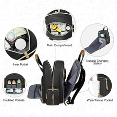 WITSTEP multi-pocket layout including insulated front bottle pocket for outdoors
