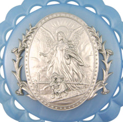 WJH baby boy guardian angel medal adds a charming accent to bedtime routines.