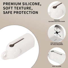 WMKCDY waterproof, stain-resistant surface stays clean between baths.
