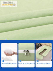 Wndy's Dream J-shaped full-body pillow contours to your body for full support.