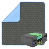 Wnote waterproof underpad in dark gray protects beds and couches.