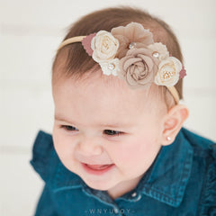 WNYUJOY handmade flower headbands showcase craftsmanship and lightweight design