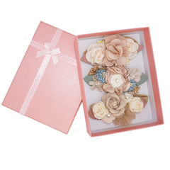 WNYUJOY lavender petal headbands add a cute coordinating touch to baby outfits