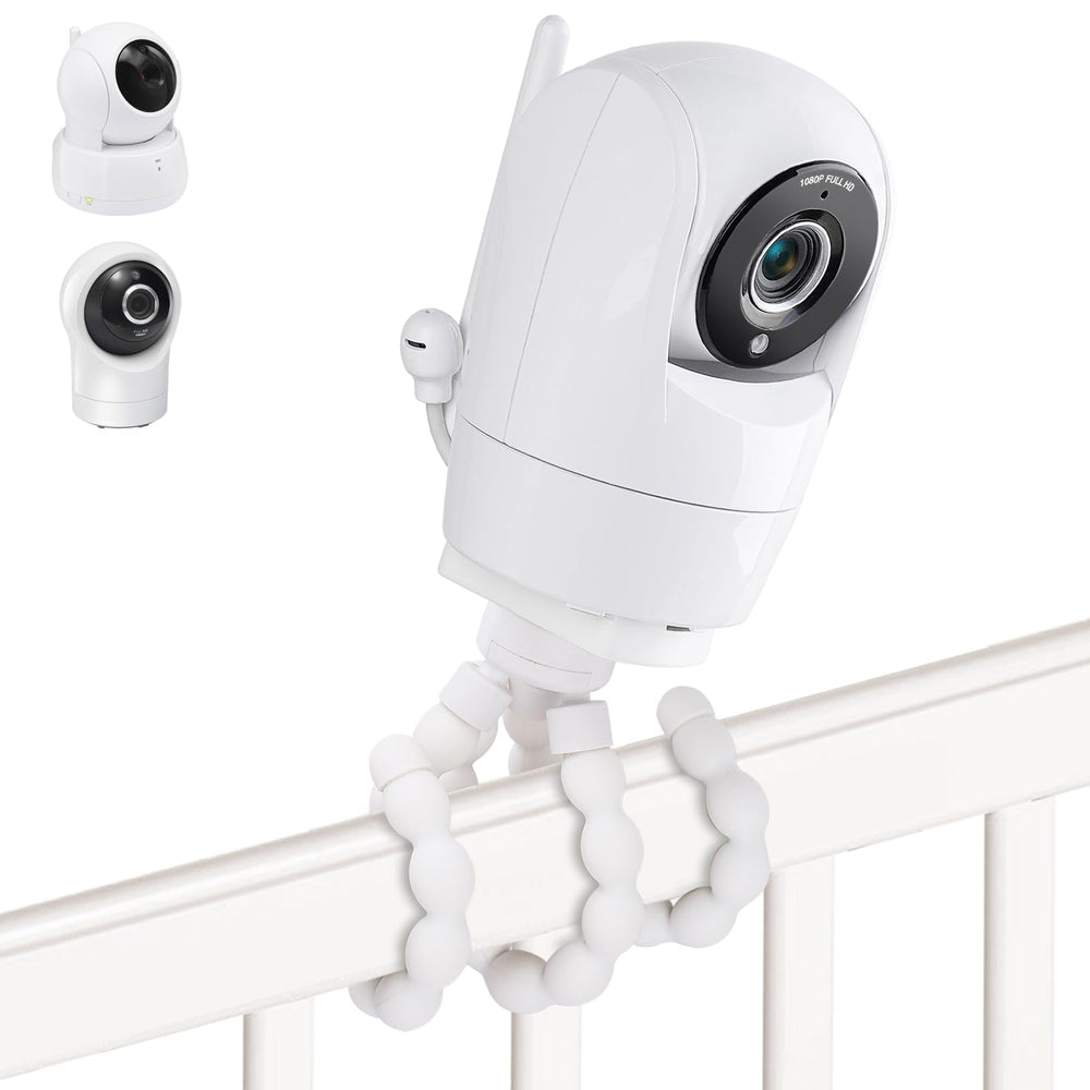 Wochel baby monitor mount for VTech VM901 keeps camera securely positioned on crib rail