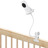Wochel VTech VM819 clip mount securely attaches to crib for stable monitoring.