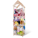 WodGod stuffed animal zoo storage outer frame keeps plush toys neatly organized.