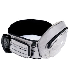 Wolf Tactical Baby Hip Carrier front view showing ergonomic seating