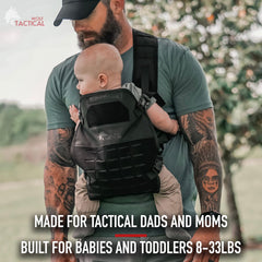Wolf Tactical MOLLE webbing for attaching pouches and carabiners