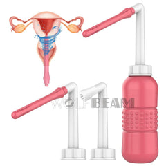 Ergonomic Wolfbeam handheld design for comfortable cleansing.