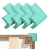 Wome bed frame corner protector black 4-pack cushions sharp edges for kids and seniors in the home