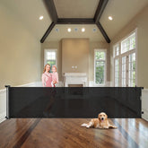 WOMHOM 100-inch extra-wide gate fits large openings for versatile room entry control.