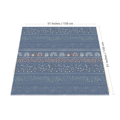 WOMUMON splat mat used as arts and crafts table cover for mess control.