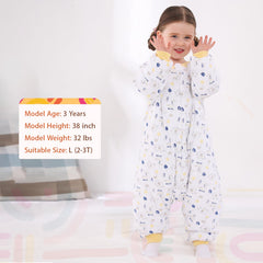 WONDAY soft cotton sleep sack featuring plush padding for gentle warmth