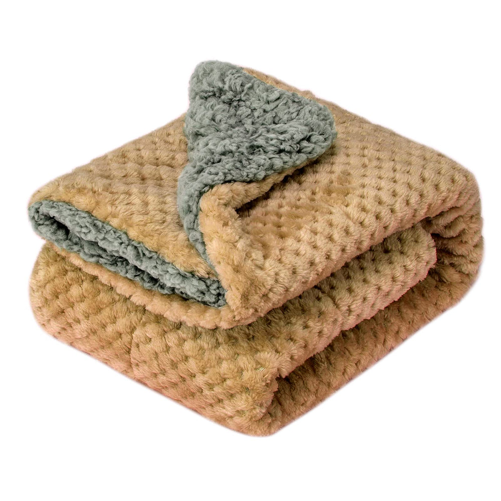 WONDER MIRACLE blanket with soft coral fleece offers gentle warmth for babies