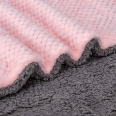 Wonder Miracle crib setup pink blanket ready for nap time and cuddles