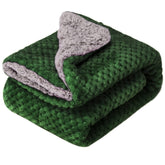 WONDER MIRACLE fuzzy baby blanket with plush coral fleece warmth for crib or stroller
