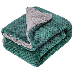 Wonder Miracle fuzzy sherpa blanket with soft texture for cozy baby naps