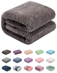Wonder Miracle fuzzy throw blanket front view shows cozy warmth and soft texture.