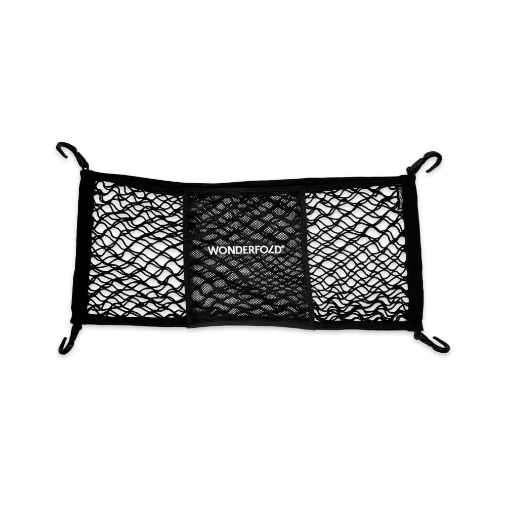 WonderFold heavy duty cargo net secured on W2 for extra storage