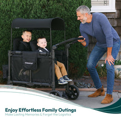 WonderFold W2 Elite Pro wagon front-door access for easy entry and exit.