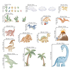 Wondever baby nursery wall art for safe, removable decor