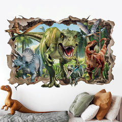 Wondever peel-and-stick dinosaur decals for easy bedroom customization