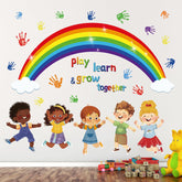 Wondever Reading Corner Rainbow Wall Decal: bright classroom decor that inspires reading and creativity.