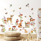 Wondever mushroom sticker adds a cozy forest touch to a nursery or playroom