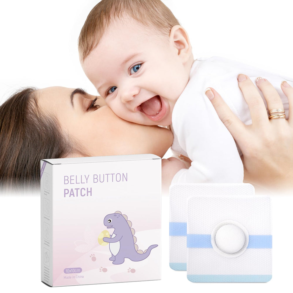 WONDSIGHIN baby belly patch with waterproof film keeps the navel dry and clean.