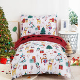 WONGS BEDDING toddler set reversible comforter for versatile warmth and style.