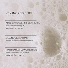 Woo More Play Be There In Five foam texture closeup, silky lotion-gel for comfortable cleansing.
