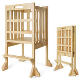 WOOD CITY foldable learning tower enabling safe kitchen exploration