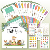 Woodamore Baby Calendar cover with milestone labels for easy memory tracking