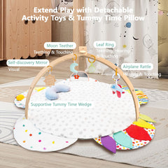 WOODMAM self-discovery mirror encourages gaze and interaction for early learning.