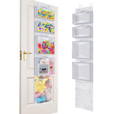 Woodoulogy hanging toy storage front view with easy access