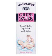 Woodwards Gripe Water 150ml bottle for gentle tummy support.