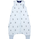 Woolino 4-season sleep bag panda feet keeps baby warm and safe during seasons.
