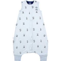 Woolino 4-season sleep bag panda feet keeps baby warm and safe during seasons.