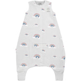 Woolino baby sleep bag with feet opening for mobility and comfort.